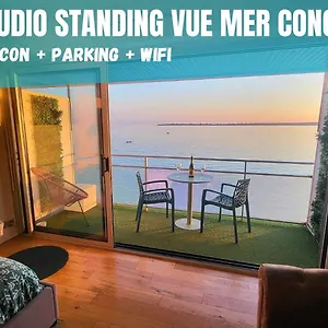  Apartment - L'iroizh - - Vue Panoramique - Standing Des Sables Blancs - Parking - Draps & Serviettes Inclus - Near Thalassotherapy - Wifi -